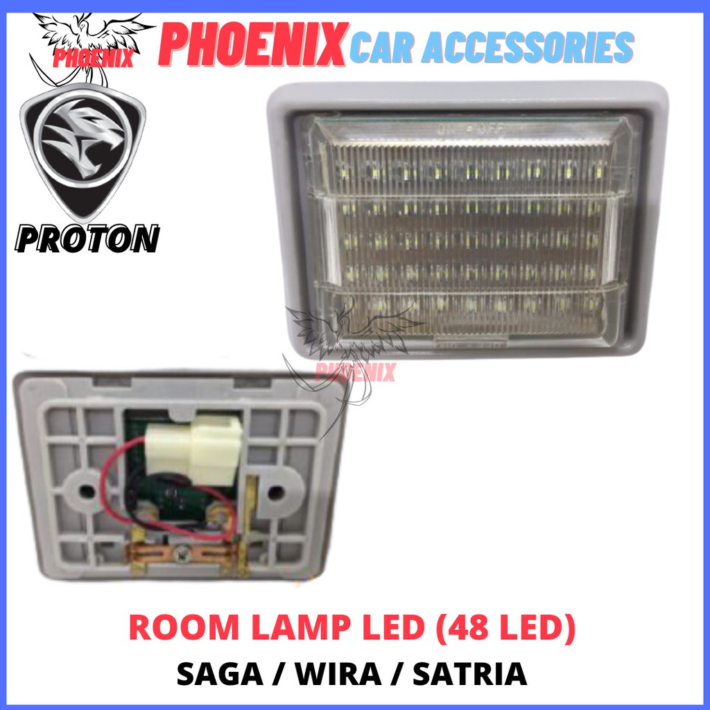 Proton Saga Iswara Wira Satria Led Roof Lamp Lampu Bumbong Room