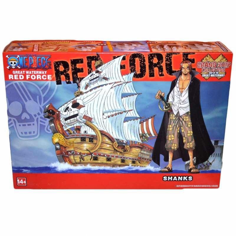 One Piece Shanks Red Force Grand Ship Collection Model Kits Shopee