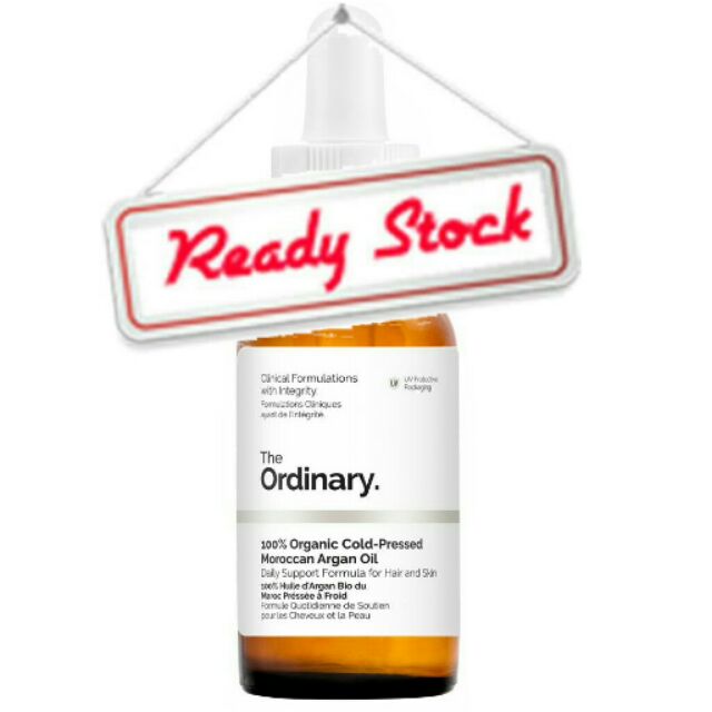 Ready Stock The Ordinary Organic Cold Pressed Moroccan Argan Oil