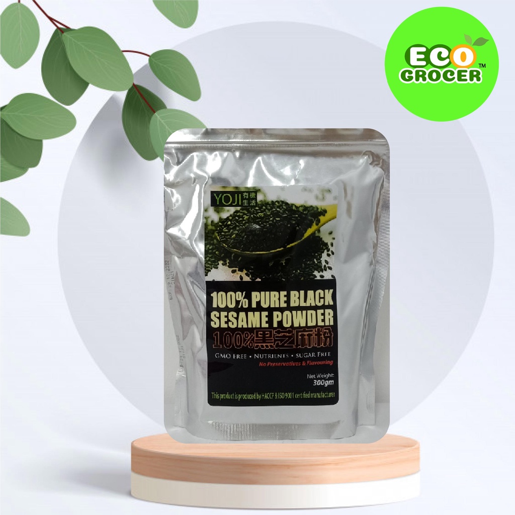 Lohas 100 Pure Black Sesame Powder 纯黑芝麻粉 300gm Shopee Malaysia