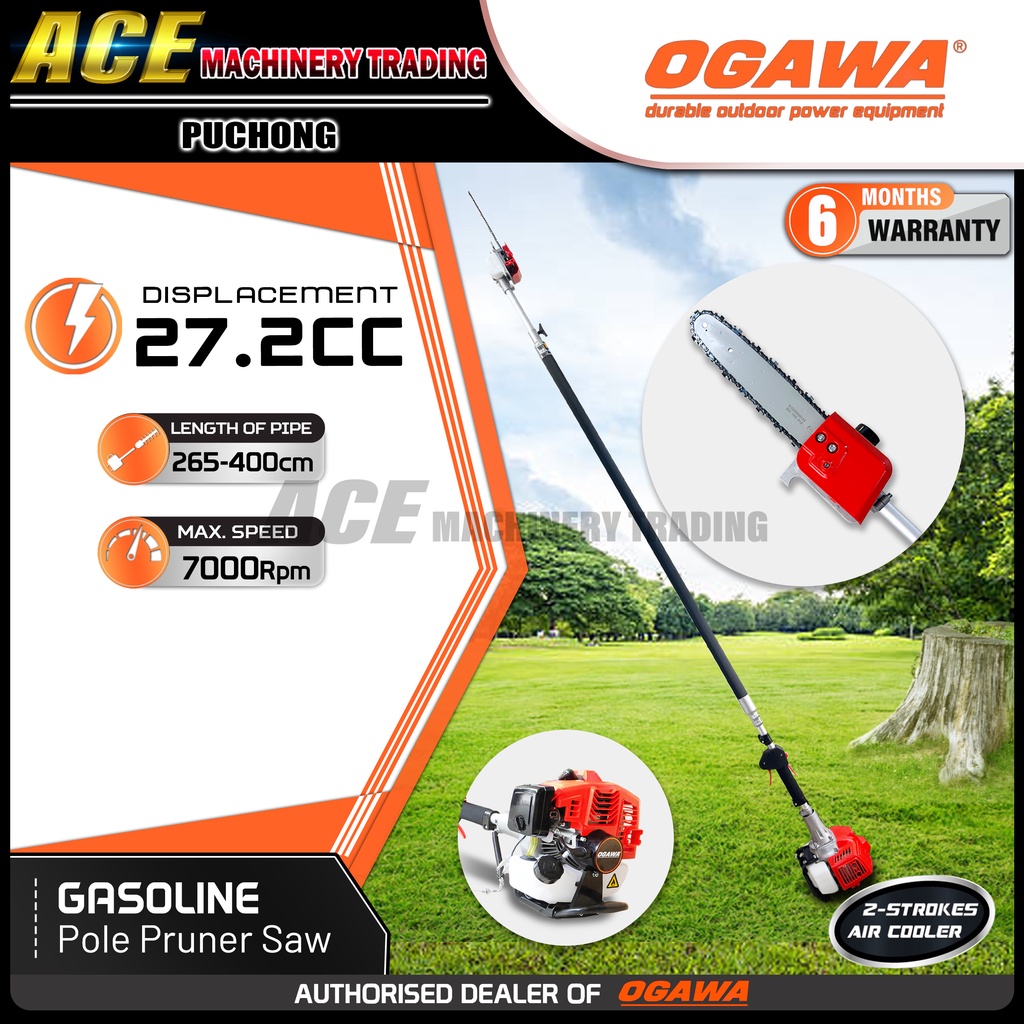 Original Ogawa Pole Saw Ps T Ccc Gasoline Pole Pruner Saw