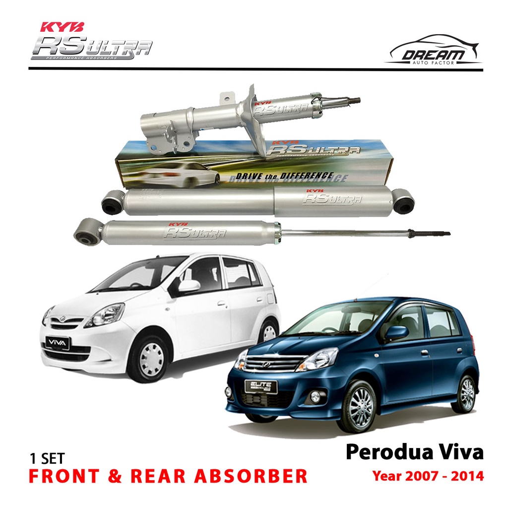 Perodua Viva Kayaba KYB RS Ultra Front And Rear Absorber Set 331HD01