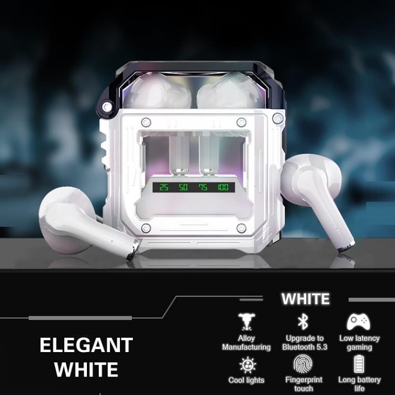 Marvel Rgb Tws Wireless Bluetooth Noise Cancelling Gaming Earbuds