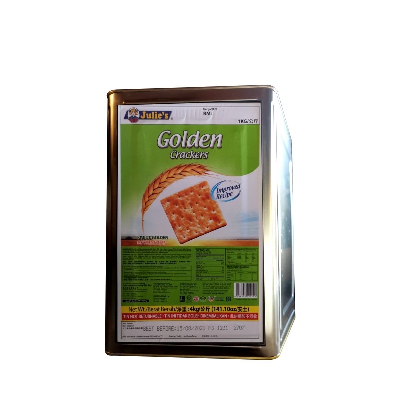 Julie S Golden Cracker Tin Biscuit 4kg Shopee Malaysia