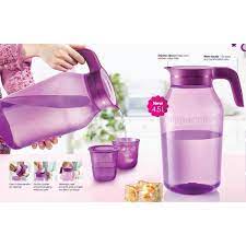 Tupperware Universal Jar Pitcher 4 5L Crystalline Short Glass 230ml