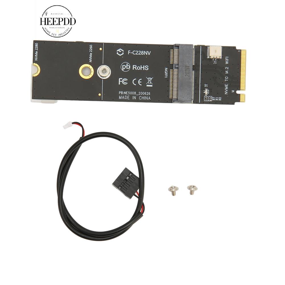 HEEPDD M 2 SSD Riser Card A E Key To M Network Premium Material For