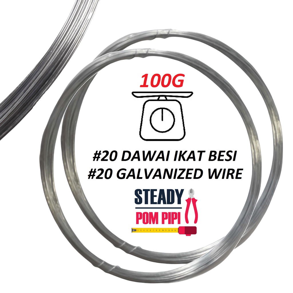 Dawai Ikat Besi Galvanized Wire G Shopee Malaysia