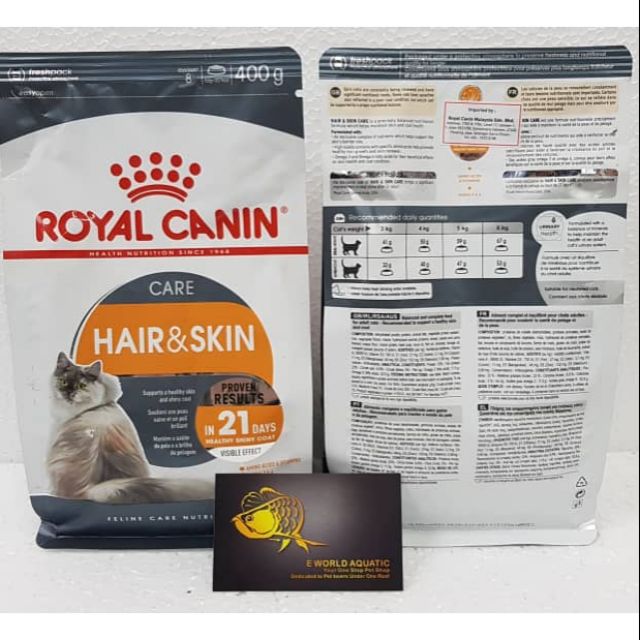 Royal Canin Hair Skin G Repack Original Pack Shopee Malaysia