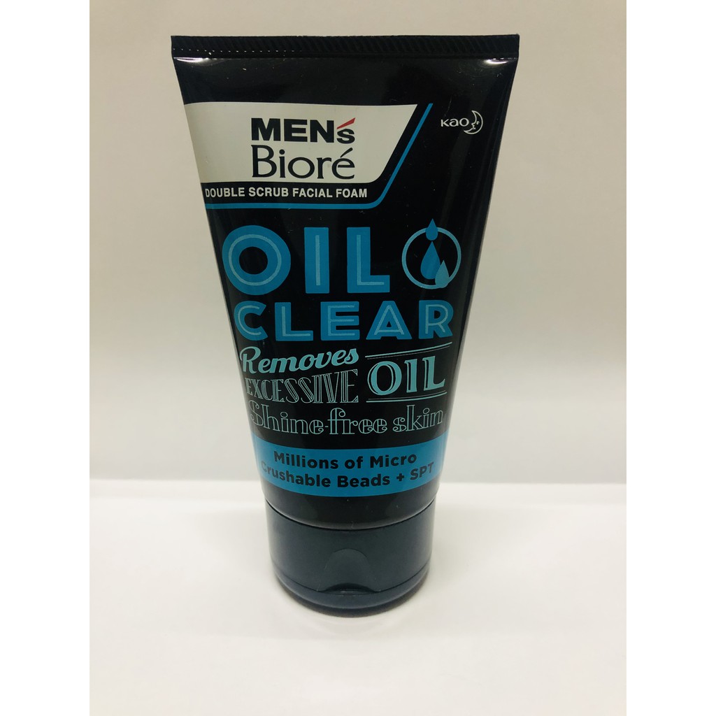 Biore Men Double Scrub Facial Foam 100g MEN Biore Pencuci Muka 100g