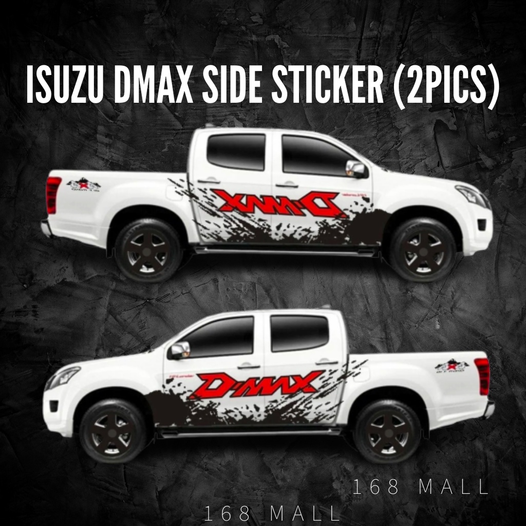 Isuzu Dmax Sticker Isuzu Side Sticker Isuzu Accessories Pcs