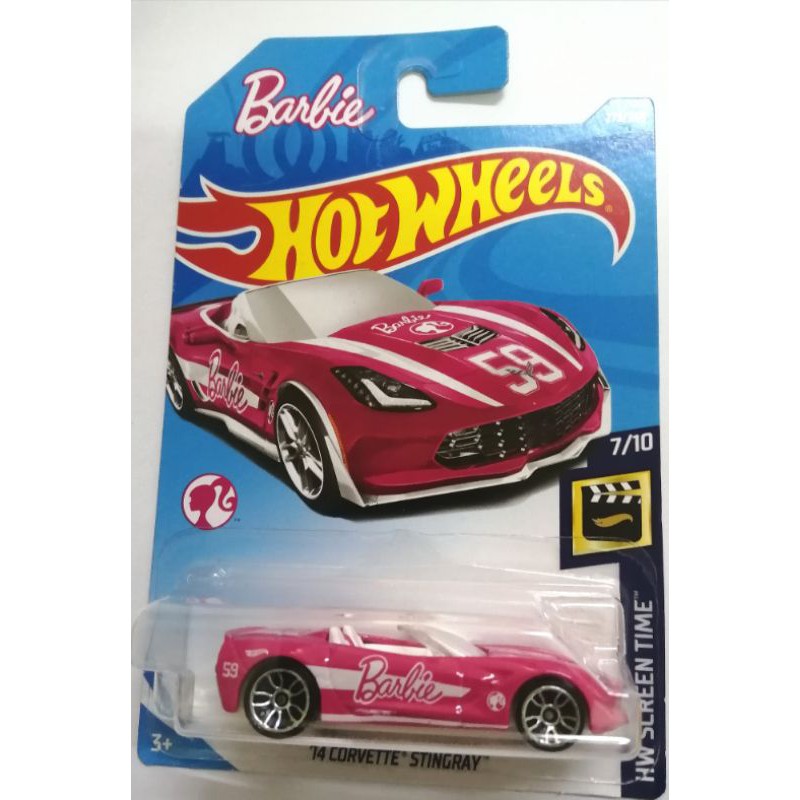 Hotwheels 59 Barbie 14 Corvette Stingray Shopee Malaysia