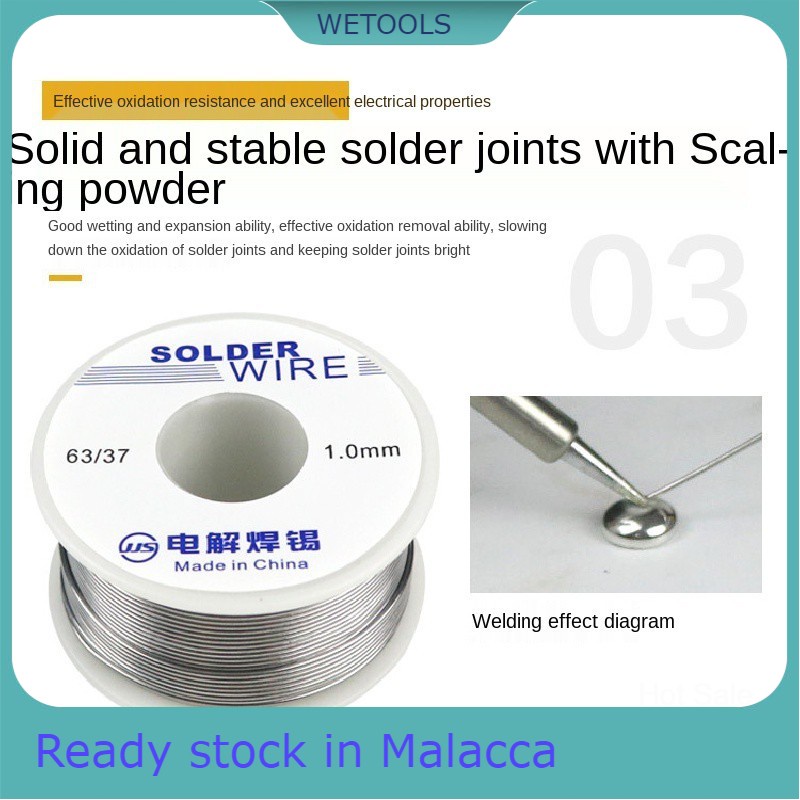 1 0mm 100g Soldering Wire Lead WireSolder Lead Free Rosin Core Flux Tin