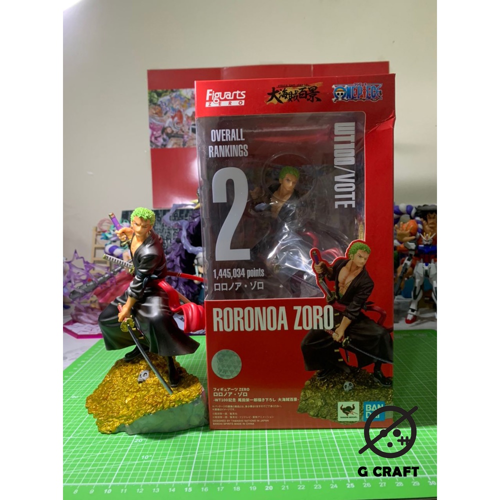 ONE PIECE TAMASHII FIGUARTS ZERO RORONOA ZERO WT 100 EIICHIRO ODA