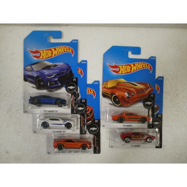 Hot Wheels Camaro Fifty Collection Complete Shopee Malaysia