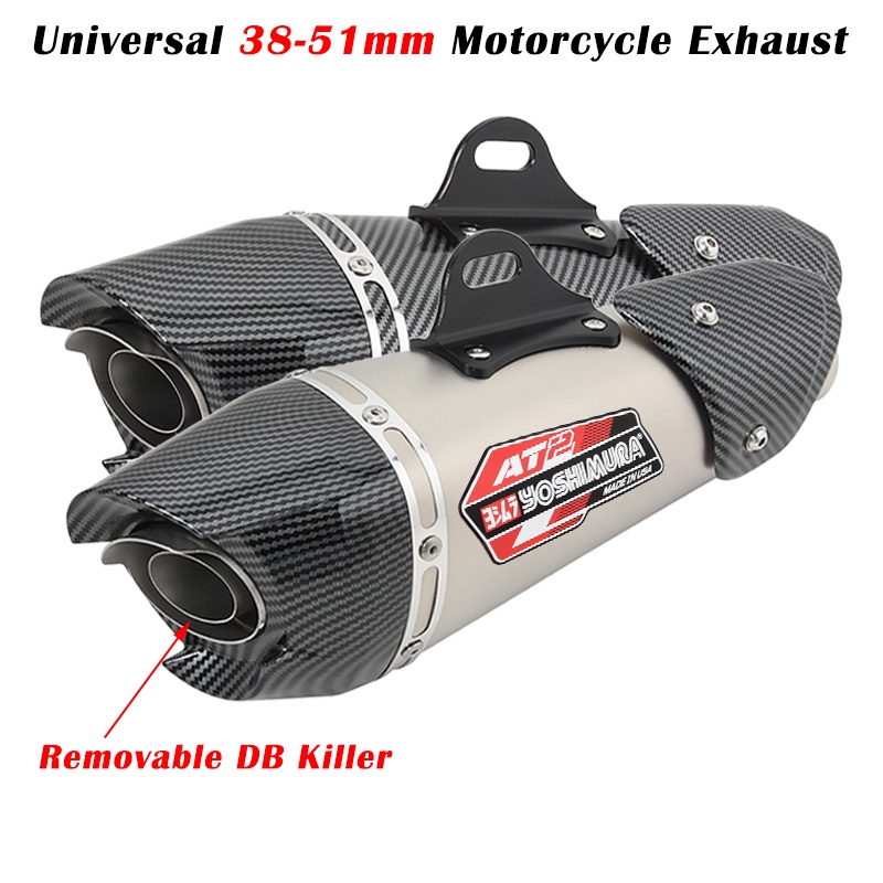 Universal Mm Yoshimura At Motorcycle Exhaust Pipe With Db