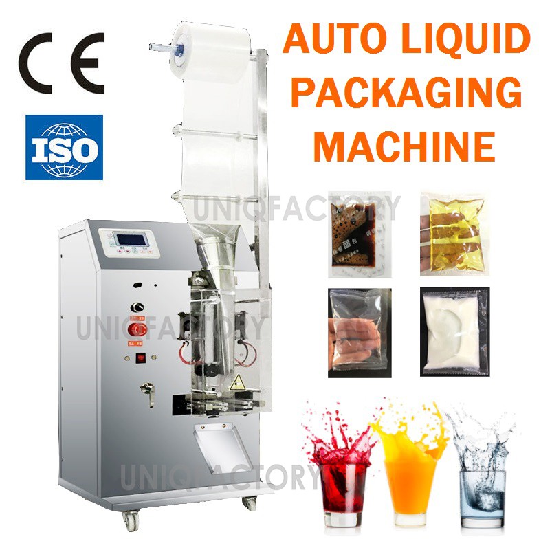 Automatic Liquid Filling Packaging Machine Juice Jus Milk Beverage Oil