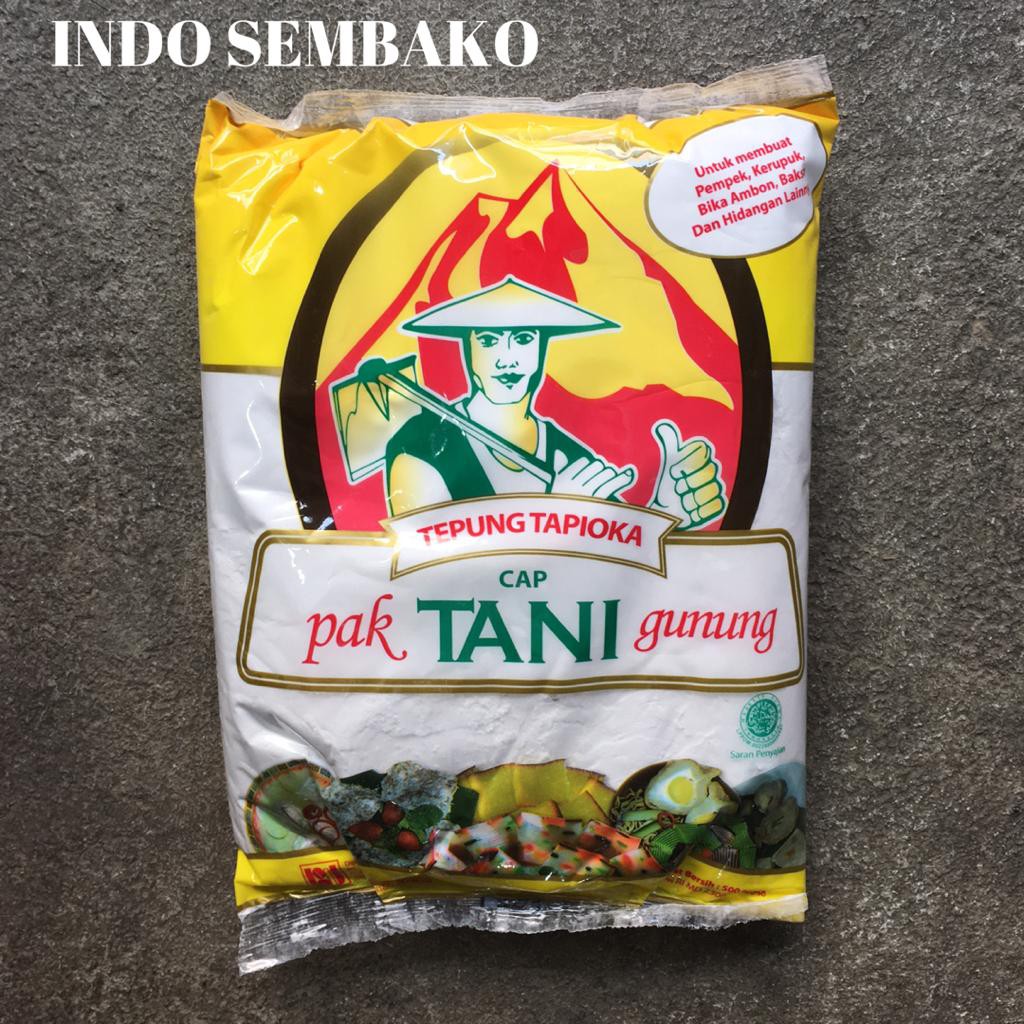 Tapioca Flour Cap Tani Gunung 20 X 500g Sago Tani Gunung 500g Box Sago