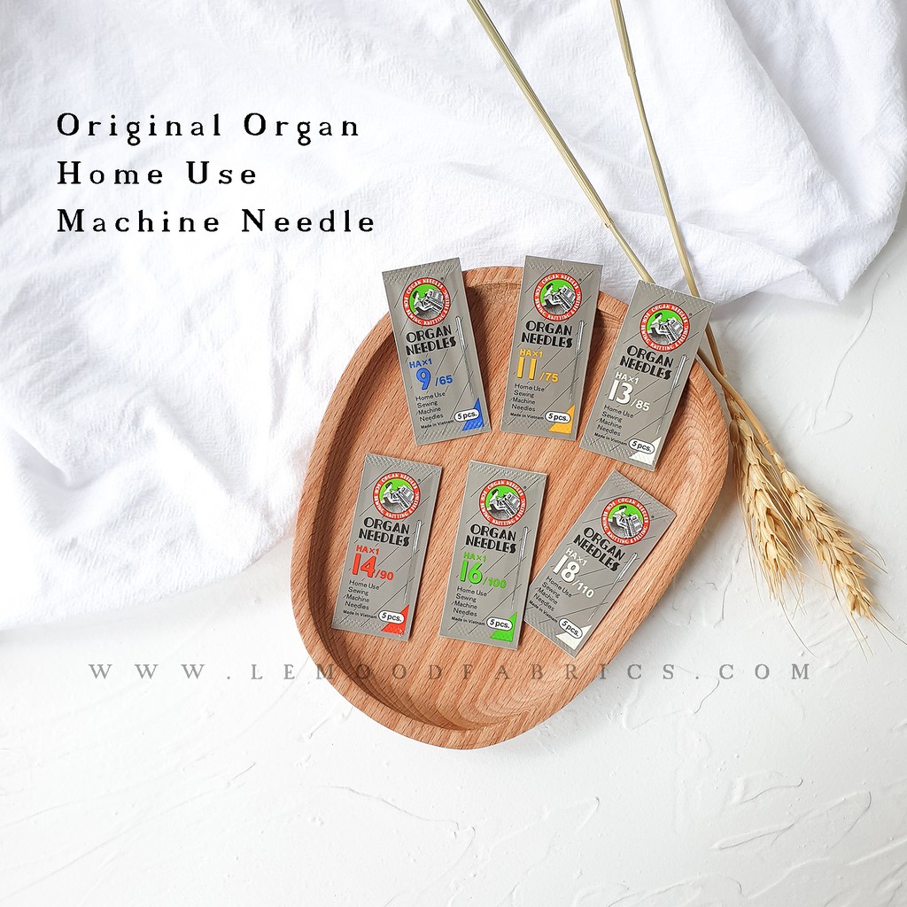 Original Organ Japan Hax Home Use Sewing Machine Needle Jarum Mesin