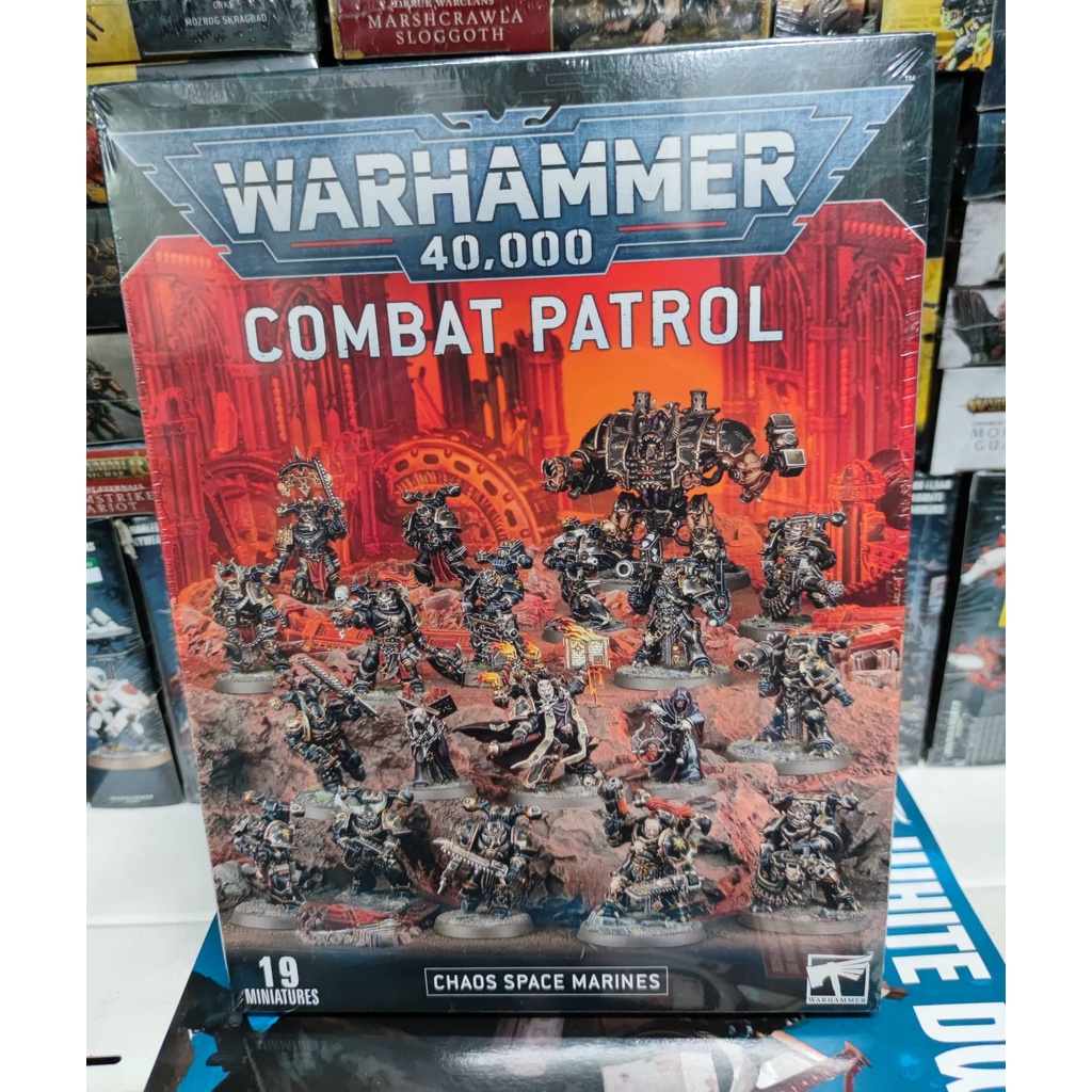 Warhammer 40K Chaos Space Marines Combat Patrol Shopee Malaysia