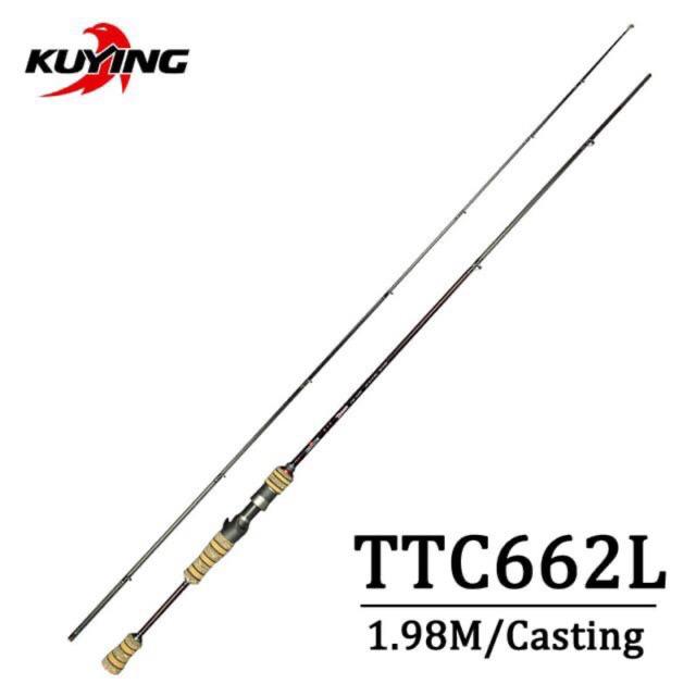 Kuying Teton Ultra Light Spinning Baitcasting Rod Baitcast Bc Ul