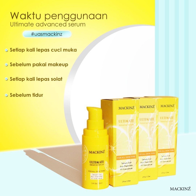 Hot Item Original Serum Kuning By Mackinz Shopee Malaysia