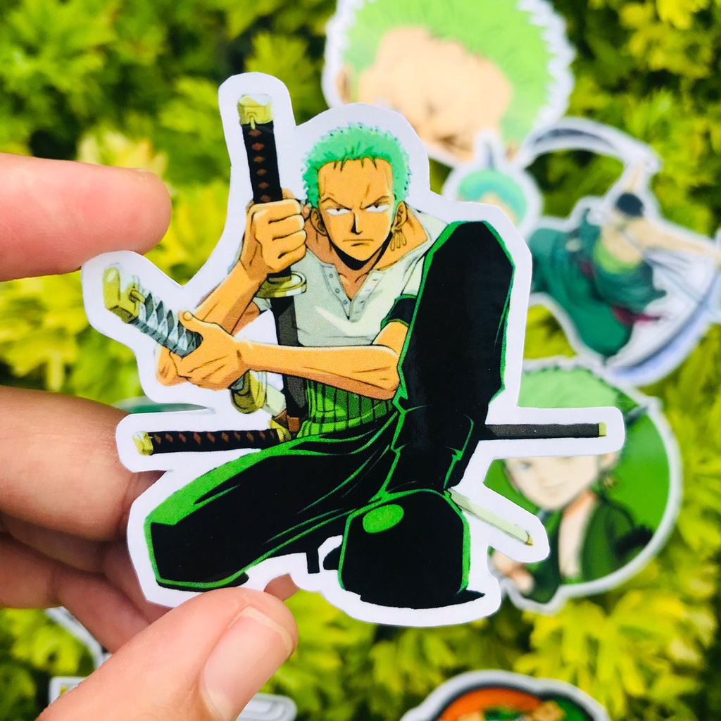 Kang NYASAR RORONOA ZORO Stickers Logos And Characters ANIME MANGA ONE