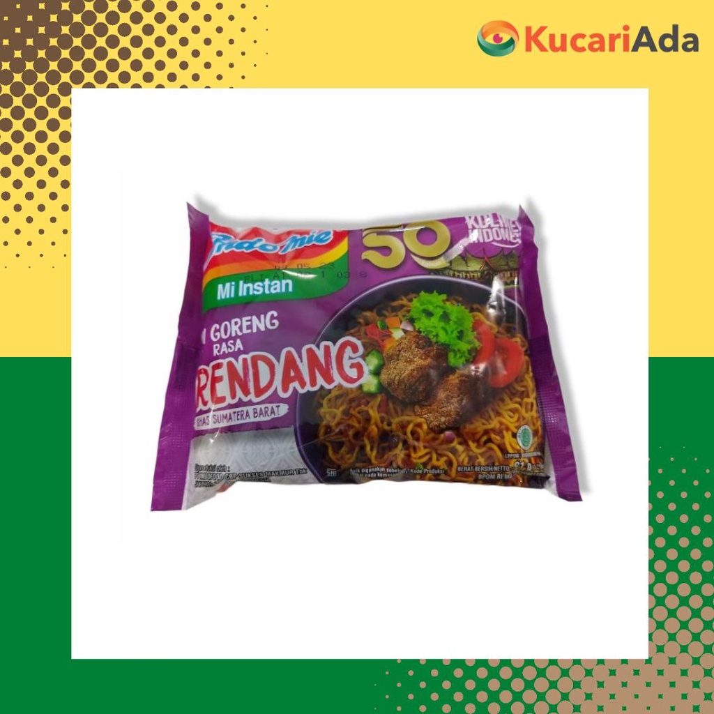 Indomie Fried Rendang Flavor 91gram Shopee Malaysia