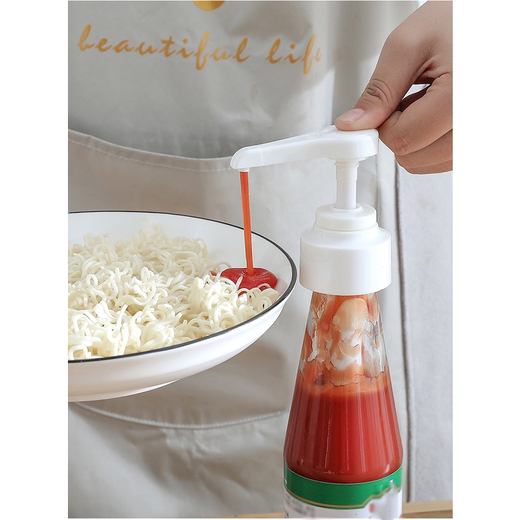 Sauce Bottle Nozzle Pump Head Squeezer Oil Squeezing Oyster Sauce