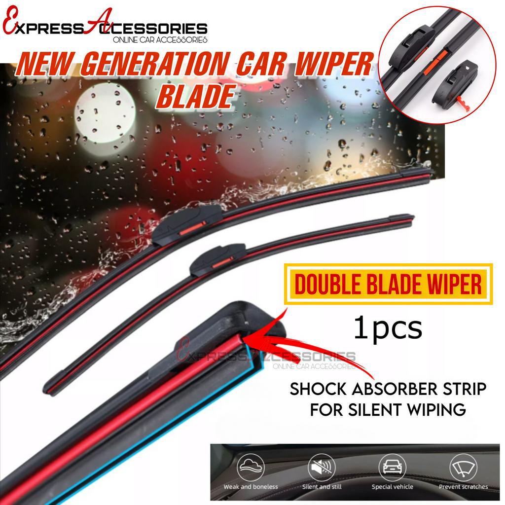 Sections Boneless Hybrid Silicon Wiper Blade For Proton Perodua Honda