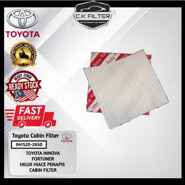 Cabin Air Cond Filter Toyota Hilux Vigo Kun Kun Slanting