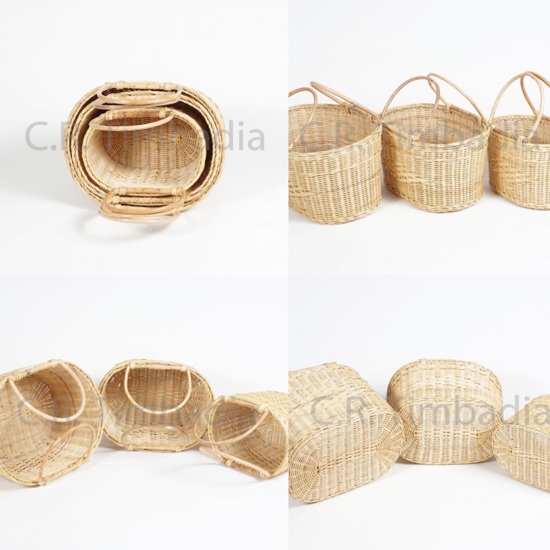 Bakul Pasar Rotan Set Bakul Murah Bakul Piknik Cheap Rattan