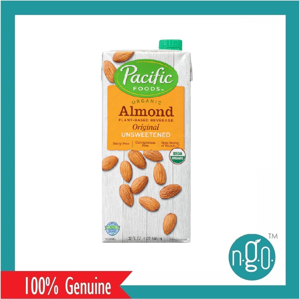 Pacific Foods Naturally Unsweetened Almond 946ml Pack Shopee Malaysia