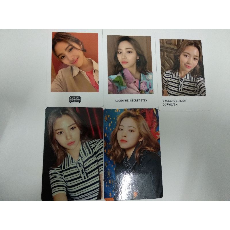 Itzy Codename Secret Itzy Ryujin Trading Cards Photocards Shopee Malaysia