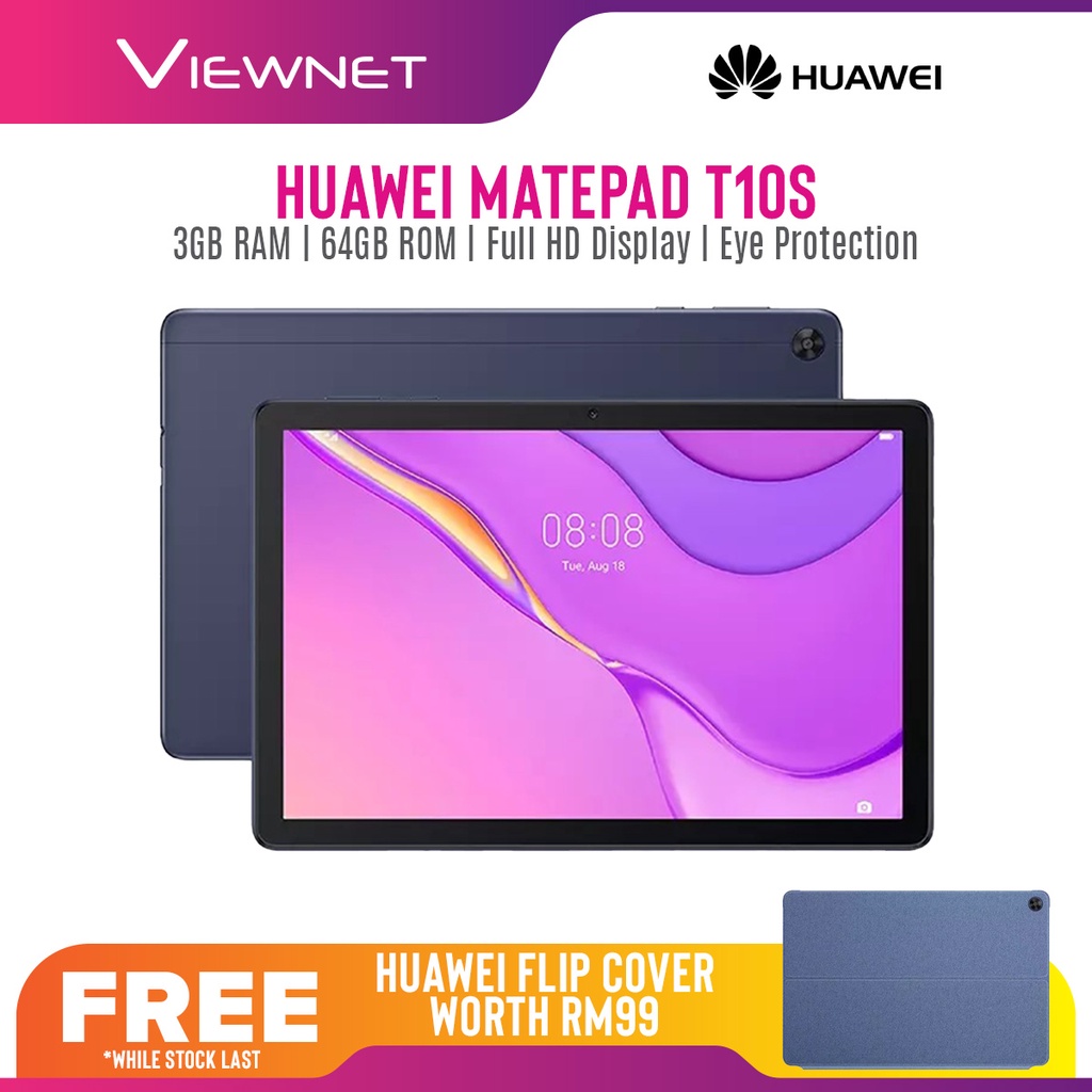 HUAWEI MatePad T10s Tablet 3GB RAM 64GB ROM 10 1 Shopee Malaysia