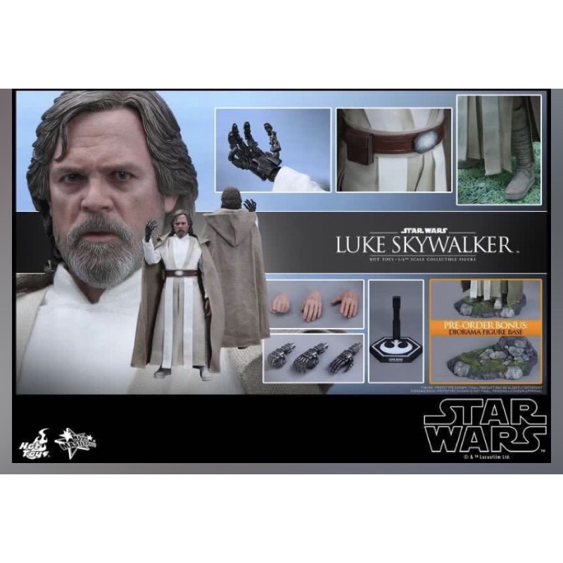 Hot Toys MMS Star Wars Luke Skywalker The Force Awakens Shopee