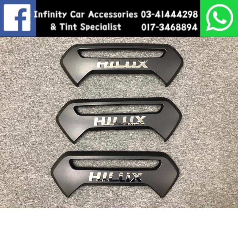 Toyota Hilux Revo Rocco Rogue Tailgate Tail Gate Handle Cover