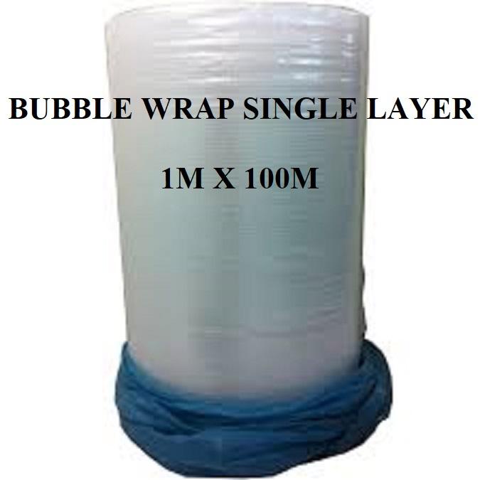 FREE DELIVERY PICK UP Bubble Wrap Single Double Layer 1m X 100m