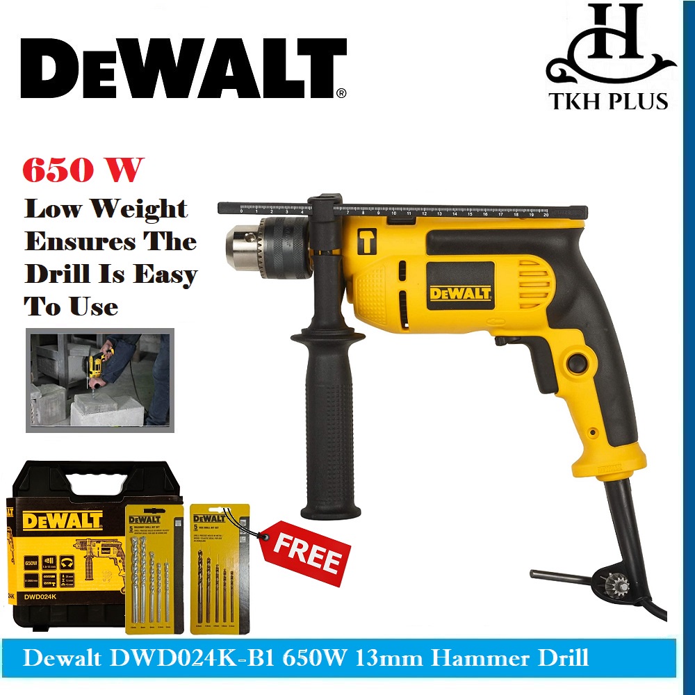 Dewalt Dwd K B W Mm Hammer Drill Shopee Malaysia