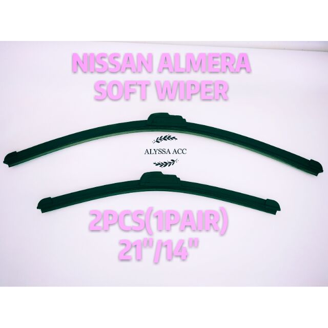 NISSAN ALMERA SOFT WIPER 21 INCH 14 INCH Shopee Malaysia