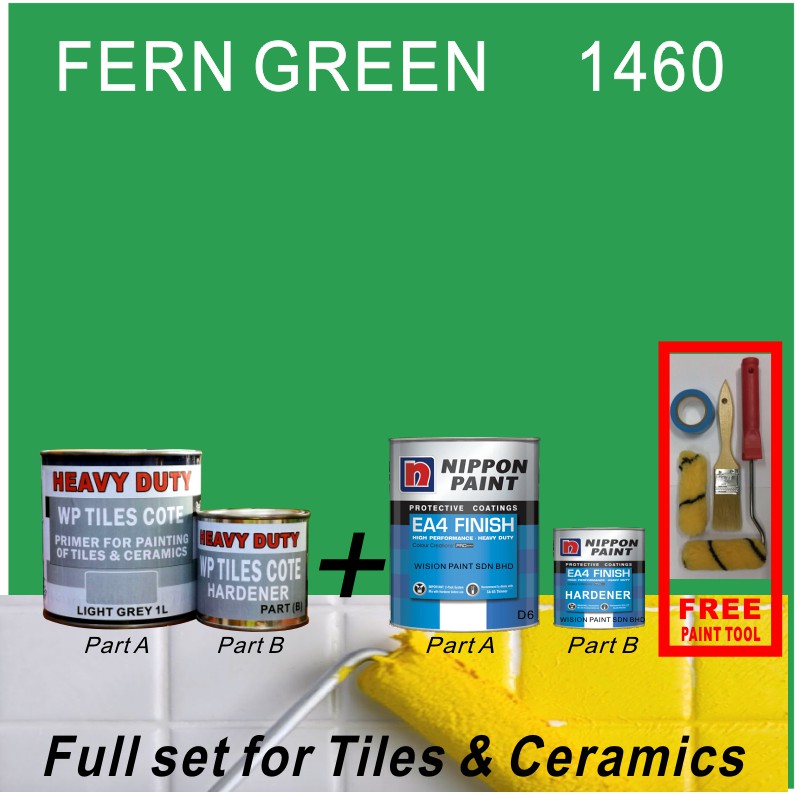 Fern Green Set Ea L Heavy Duty Wp Tiles Cote Primer L