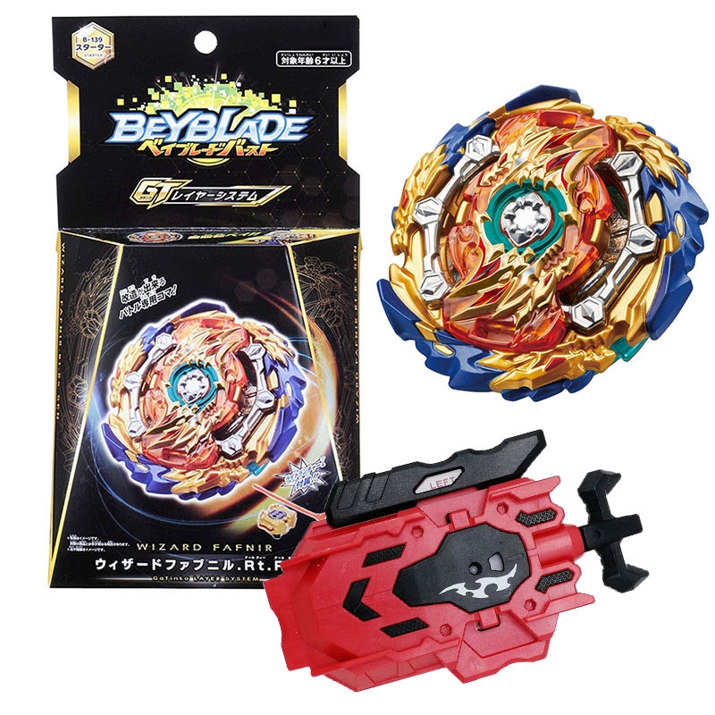 Ready Stock Toy Beyblade Burst Gt B Starter Wizard Fafnir Rt Rs