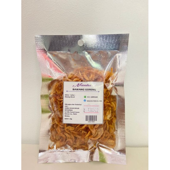 Bawang Goreng Nasuha 50g Shopee Malaysia