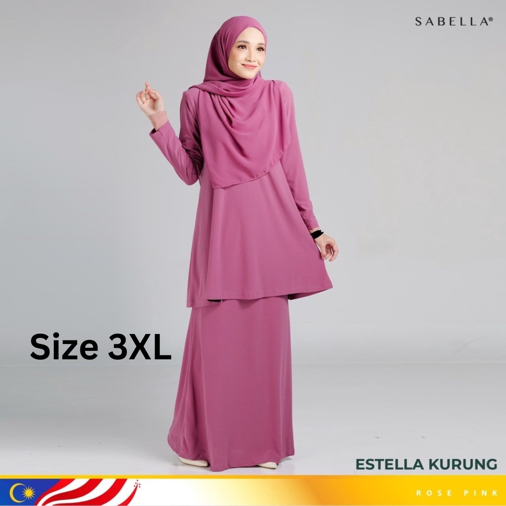 Baju Kurung Moden Ironless Sabella Laurine Lorez Estella Louissa