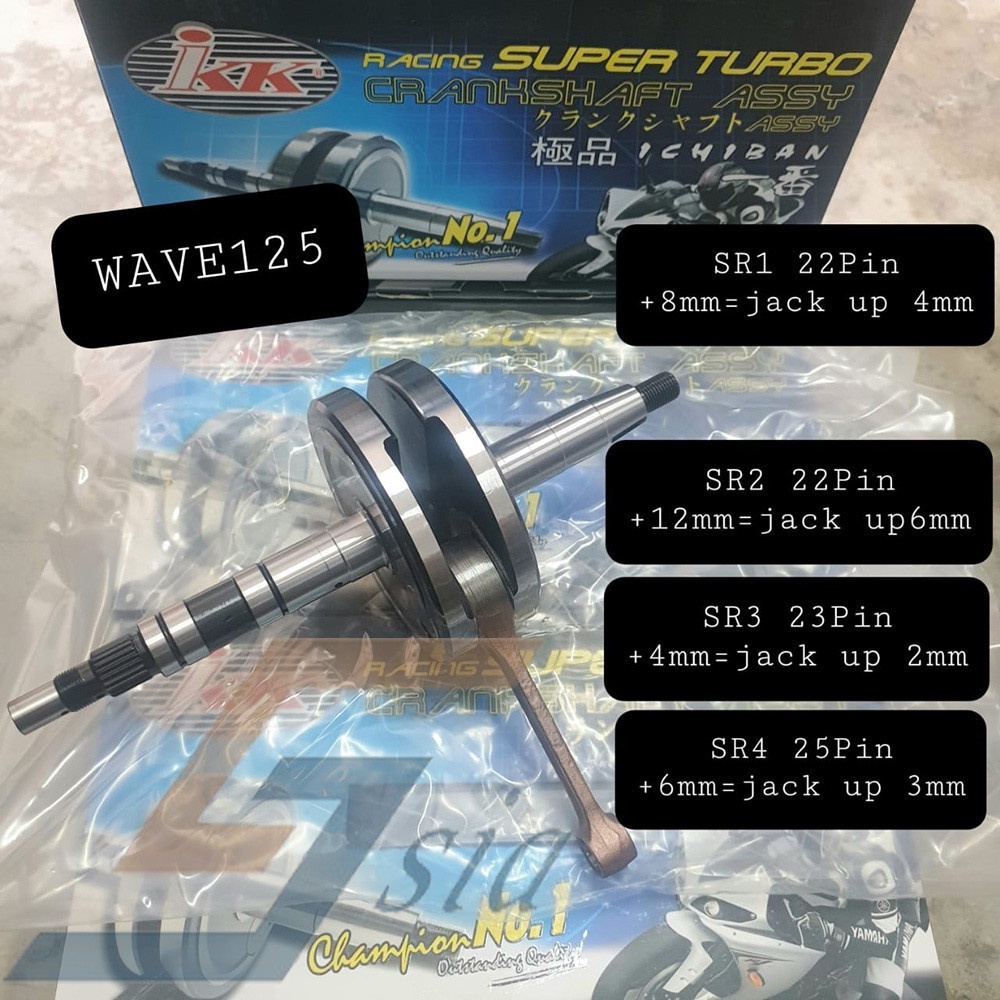 Wave Ikk Racing Crankshaft Mm Shopee Malaysia