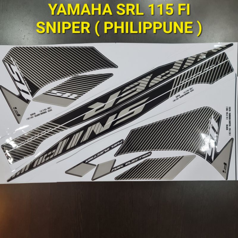 YAMAHA LAGENDA SRL 115 ZR SRL115FI SNIPER 115 BODY STICKER