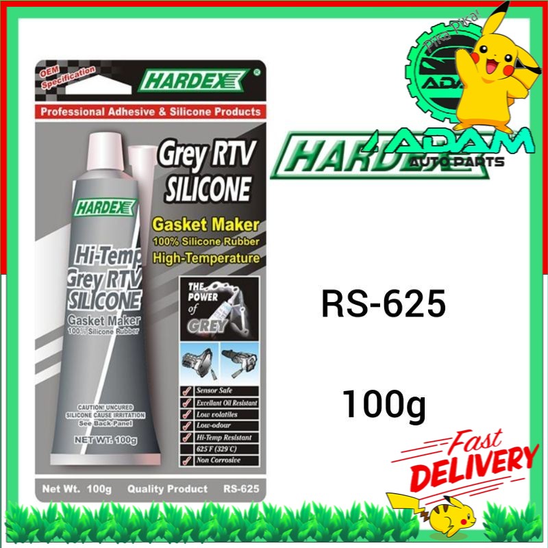 Rs Hardex Grey Rtv Silicone Gum Gasket Maker G Shopee Malaysia