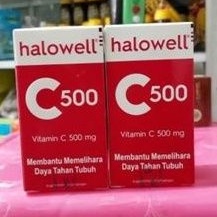 Halowell C 500 Vitamin C 500 Mg 1 Bottle Contains 30 Tablets Shopee