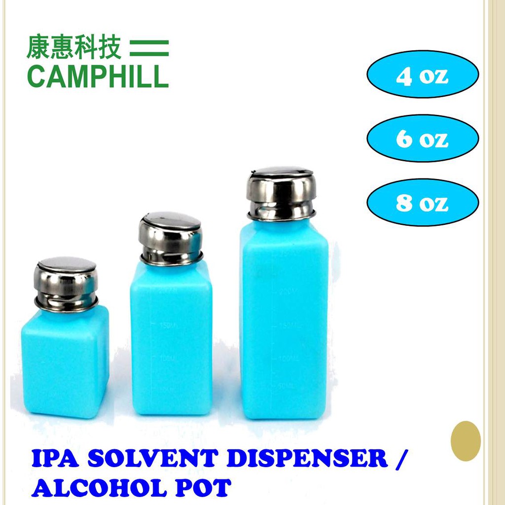 Ready Stock Ipa Solvent Dispenser Alcohol Pot Blue Oz Oz Oz