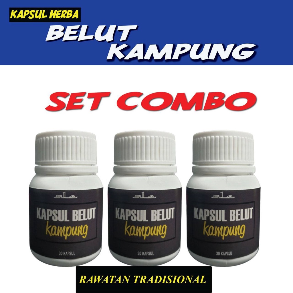 KAPSUL JAMU BELUT KAMPUNG ASLI KESIHATAN DALAMAN DAN LUARAN Shopee