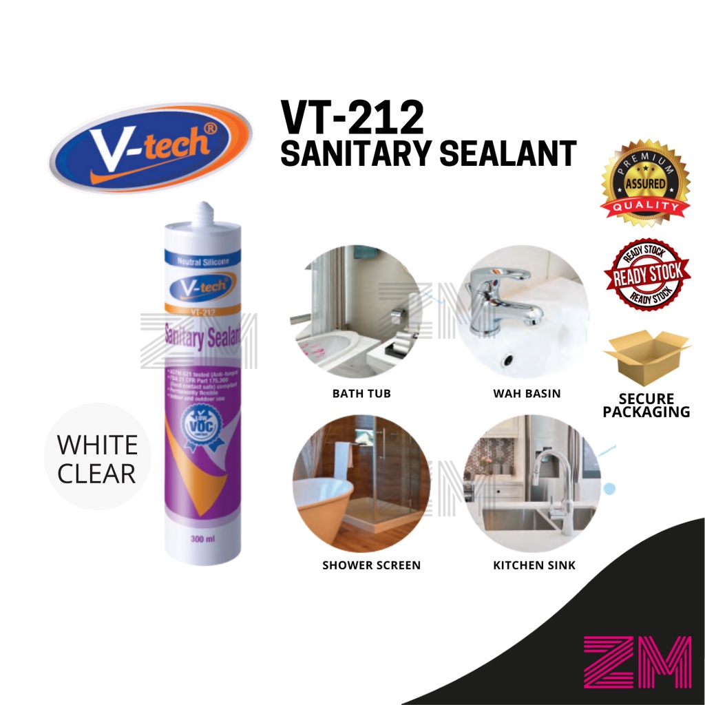 Vt Sanitary Sealant Waterproof Kitchen Bathroom Silicone Anti